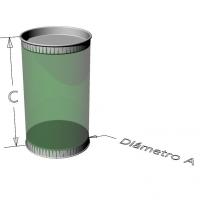 Caja Cilindro Chico | Cajas de acetato | Industrias Arra