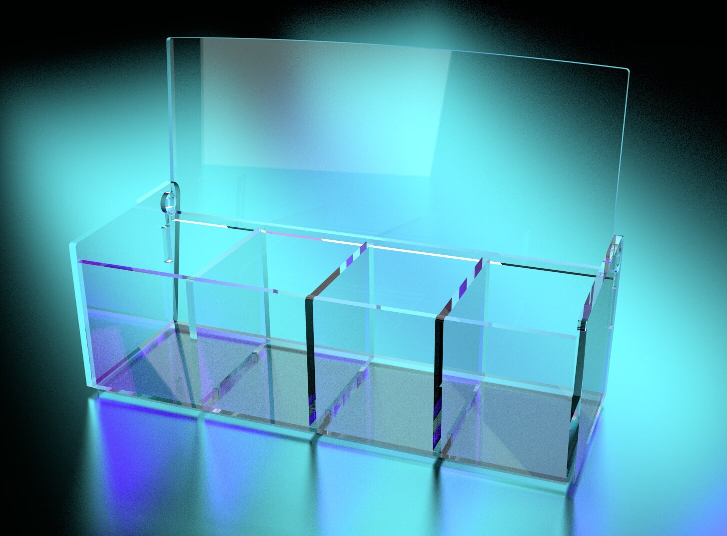 Caja para Té 4 Divisiones | Display | Industrias Arra Caja para Té 4 Divisiones | Display | Industrias Arra