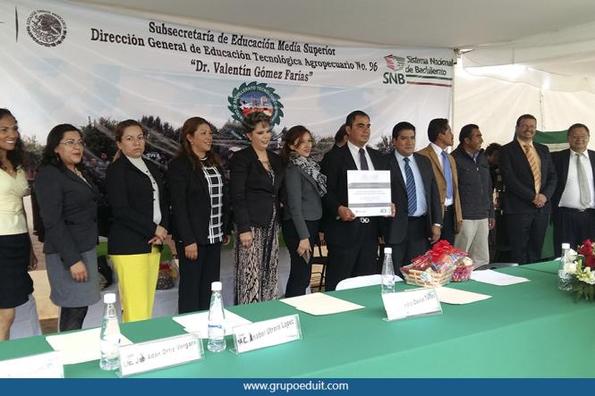 Ceremonia  de Clausura de Ciclo Escolar 2016-2017 de CBTA 96, Xalatlaco, Estado de México