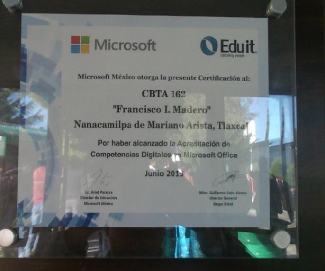 Licenciamiento Microsoft en el CBTA 162 en Tlaxcala