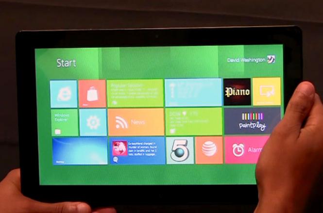 Nuevas tabletas con Windows 8 serán lanzadas al mercado en noviembre 